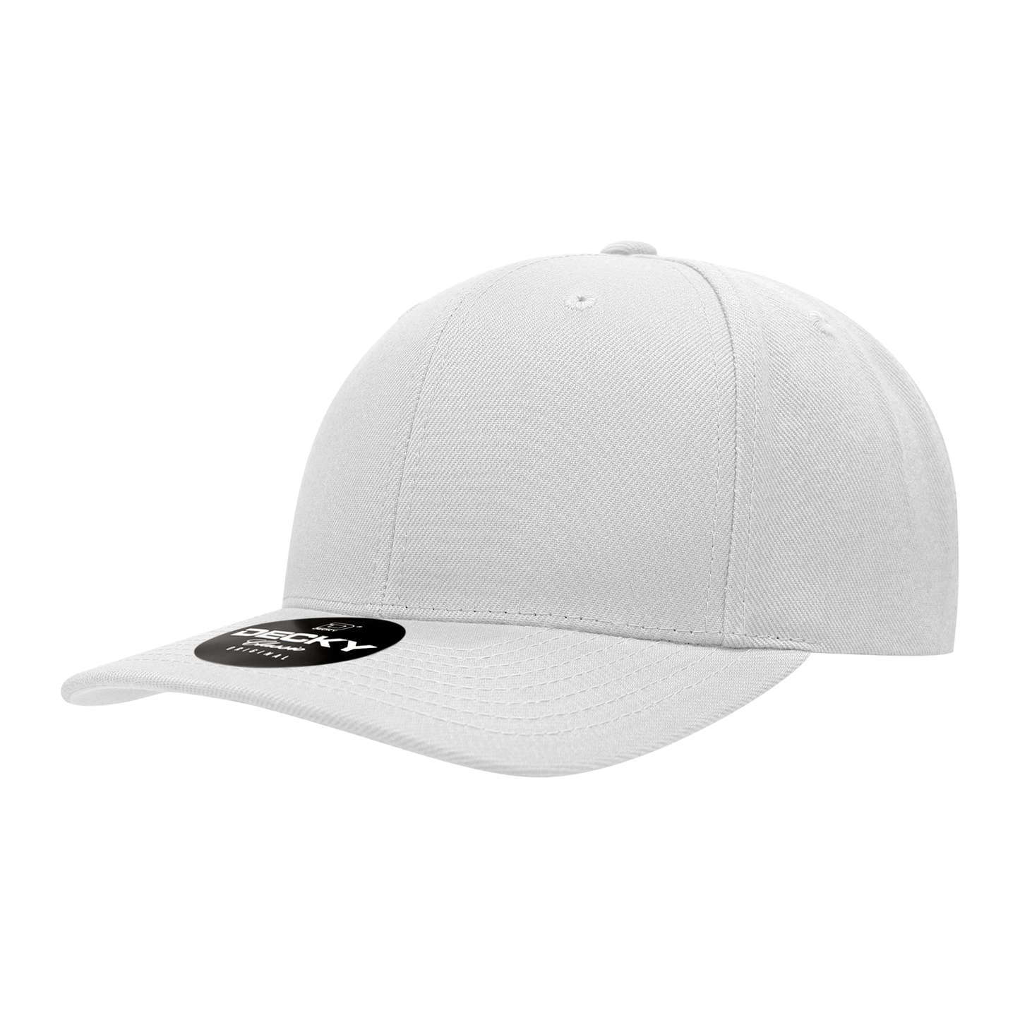 Decky-1015-6 Panel Mid Profile Structured Acrylic/Polyester Snapback