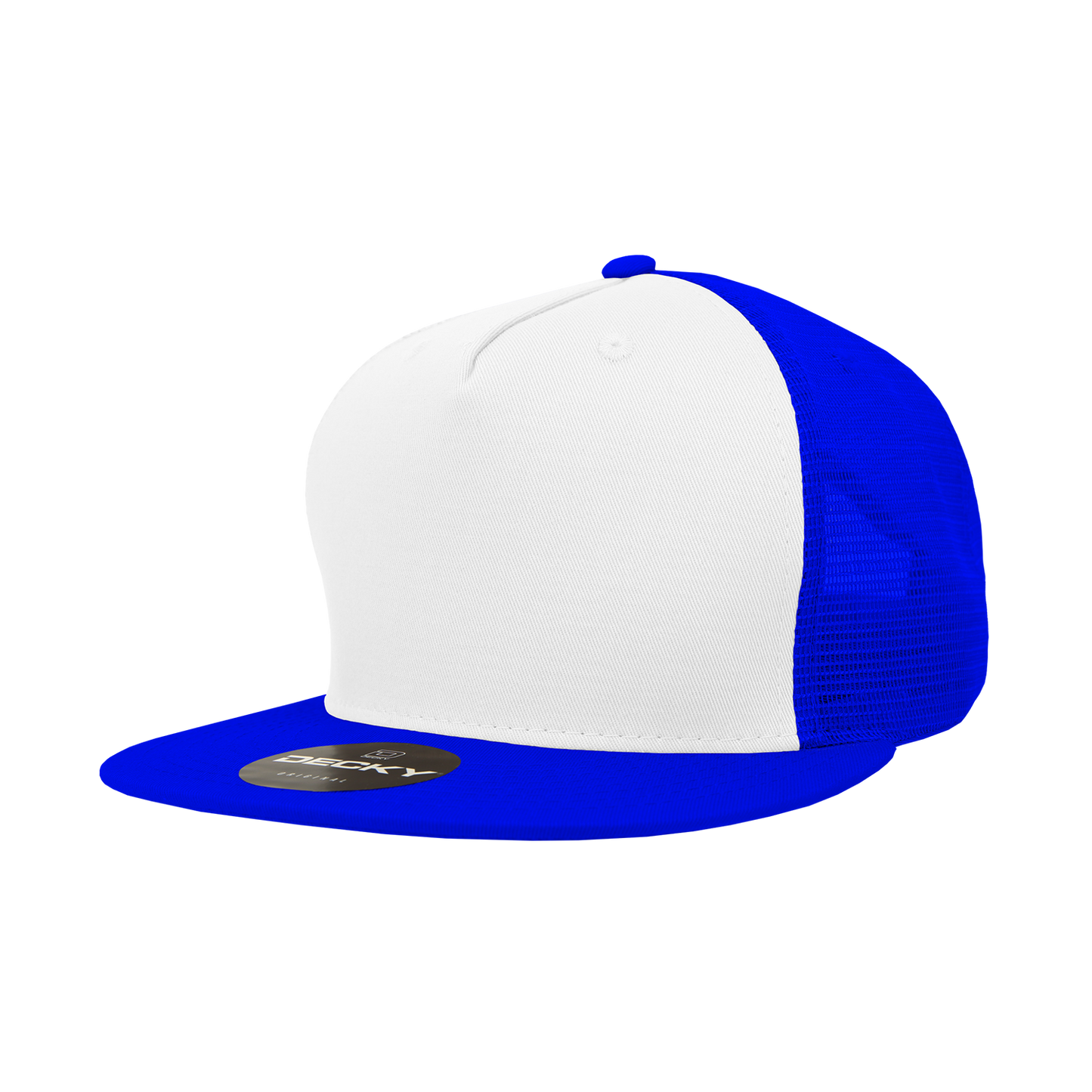 Decky-1040-5 Panel High Profile Structured Cotton Blend Trucker