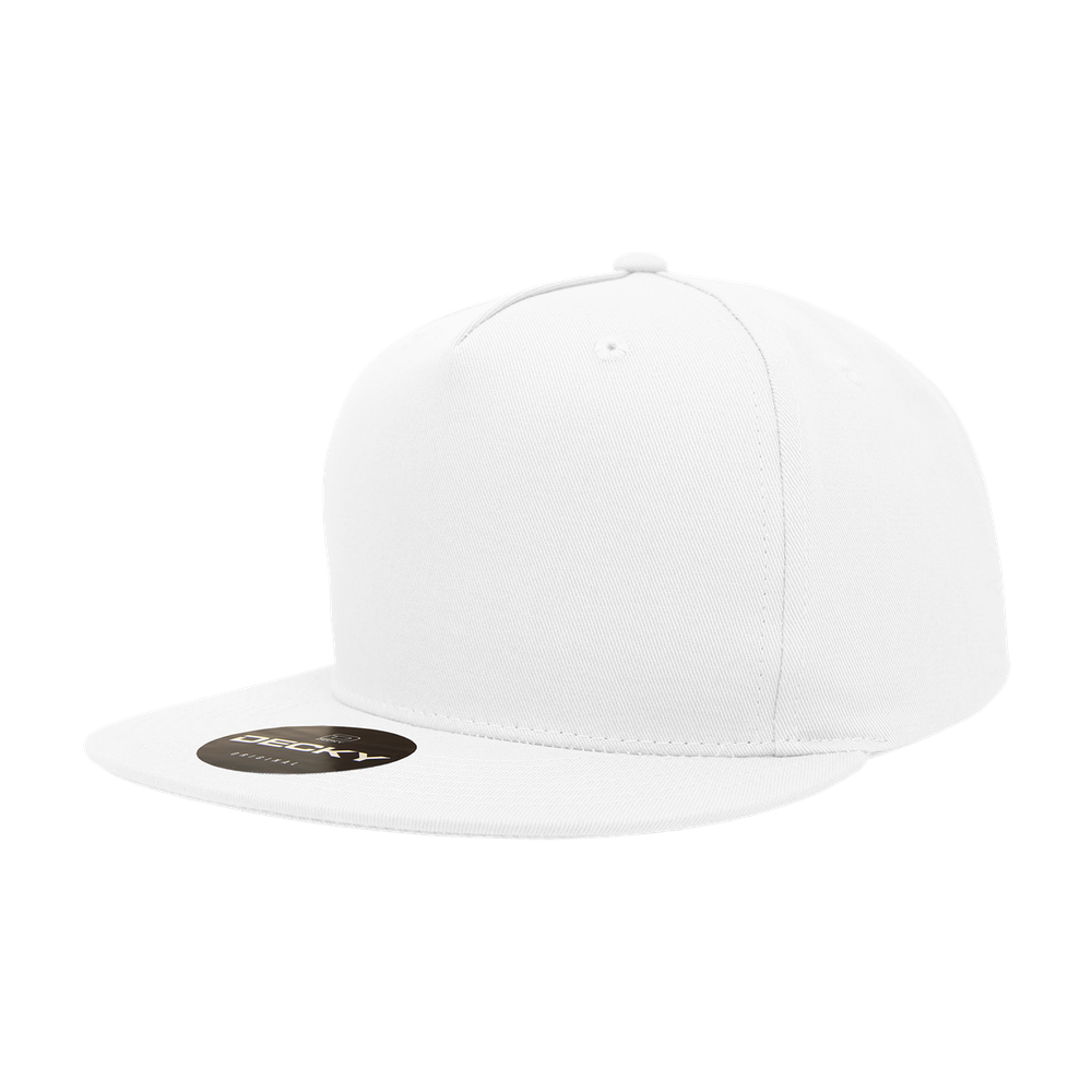 Decky-1064-5 Panel High Profile Structured Cotton Blend Snapback