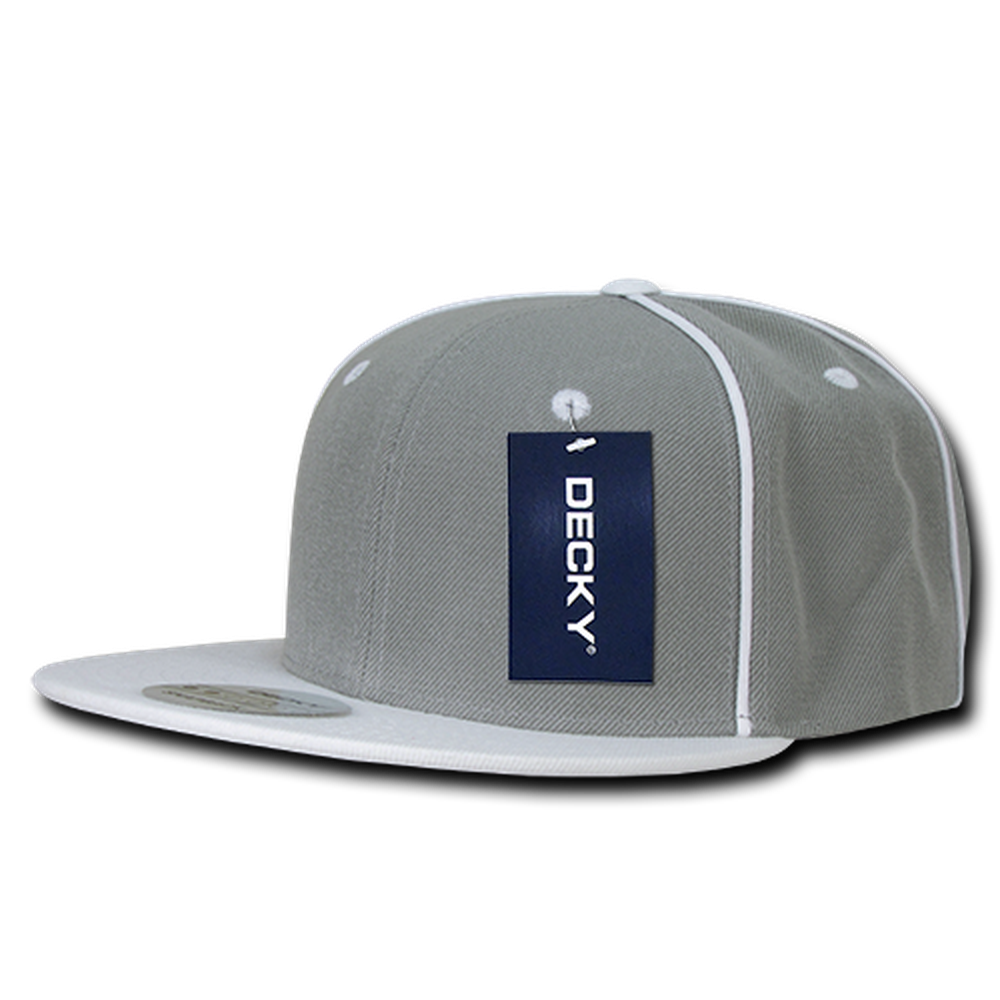Decky-1078-6 Panel High Profile Structured Piped Snapback