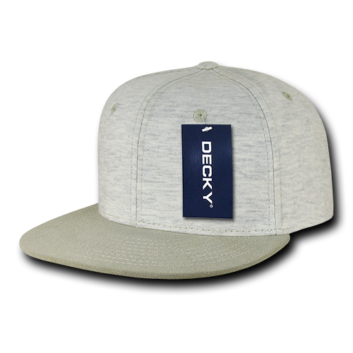Decky-1131-6 Panel High Profile Structured Jersey Knit Snapback