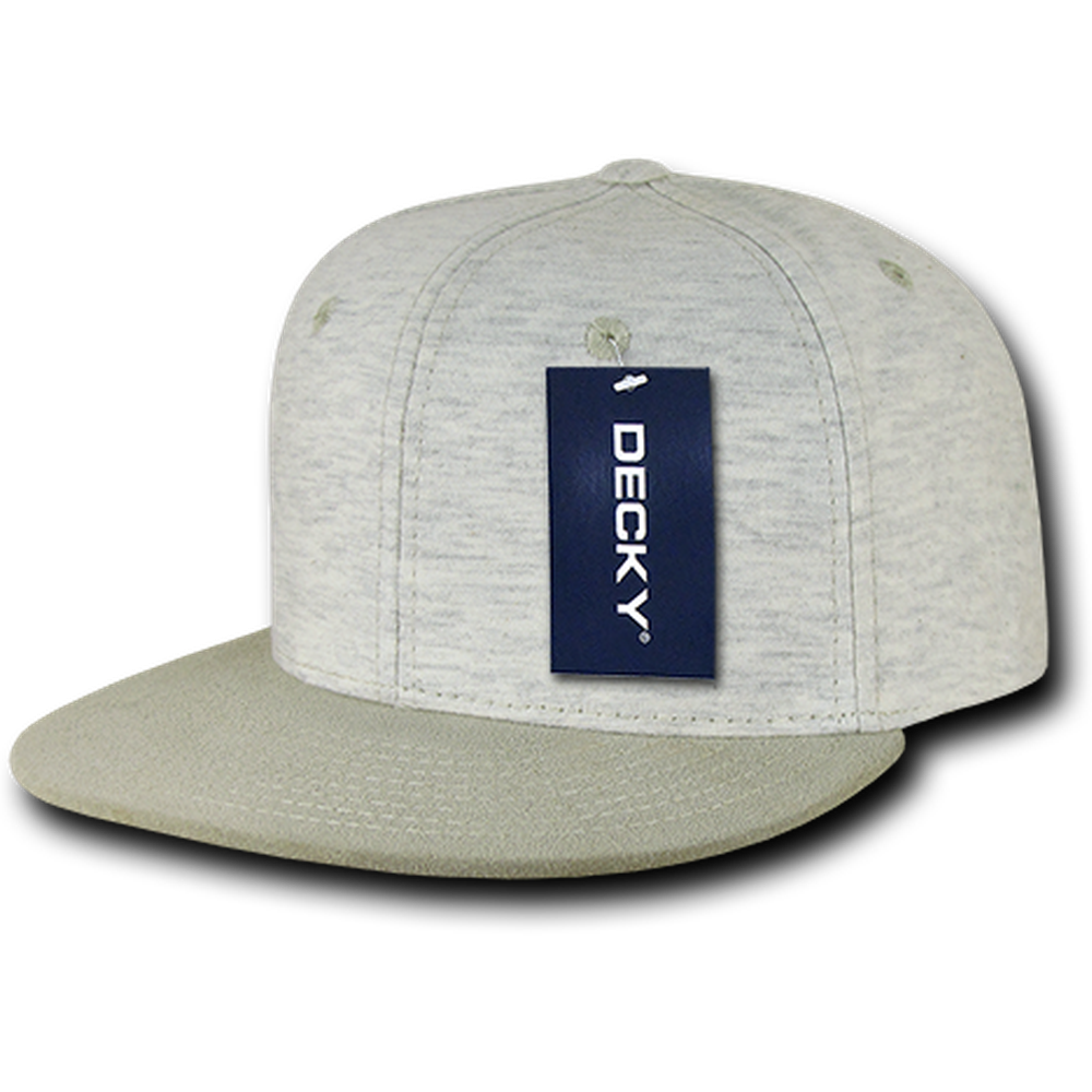 Decky-1131-6 Panel High Profile Structured Jersey Knit Snapback