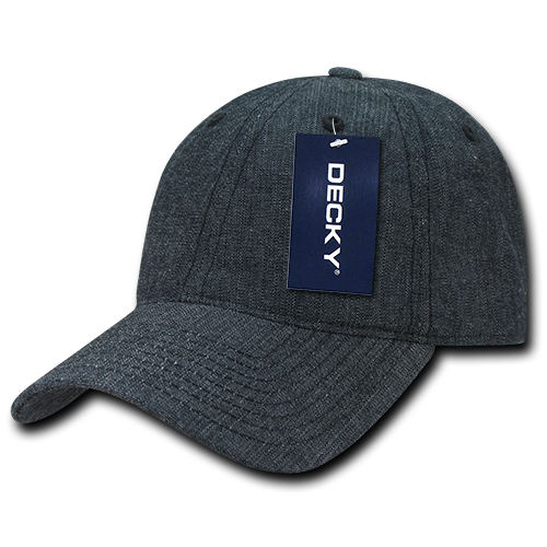 Decky-117-6 Panel Low Profile Relaxed Denim Dad Hat