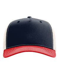 Richardson 112FPC 5-Panel Champ Trucker Cap, Mesh Back