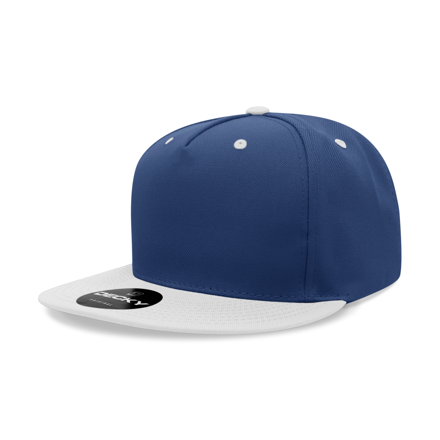 Decky-6029-5 Panel High Profile Structured Polyester Snapback