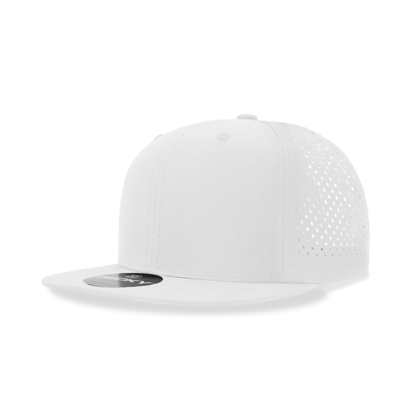 Decky-6228-6 Panel High Profile Structured Perforated Performance Snapback