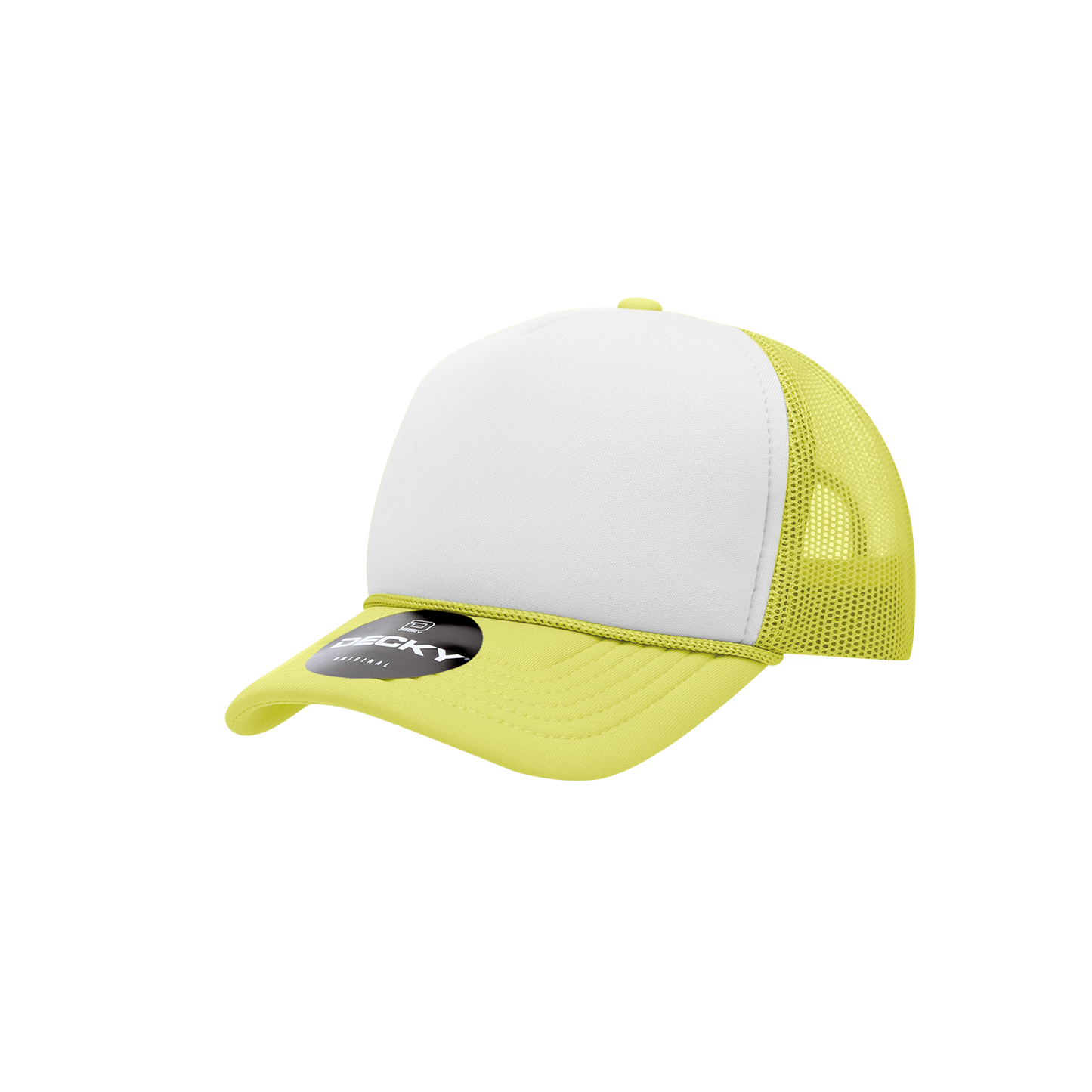 Decky-7010-Youth 5 Panel Mid Profile Structured Foam Trucker