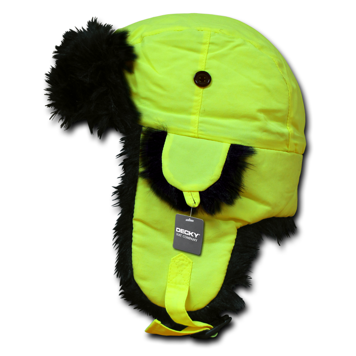 Neon Aviator Hat – Adjustable Winter Trapper Cap | 778