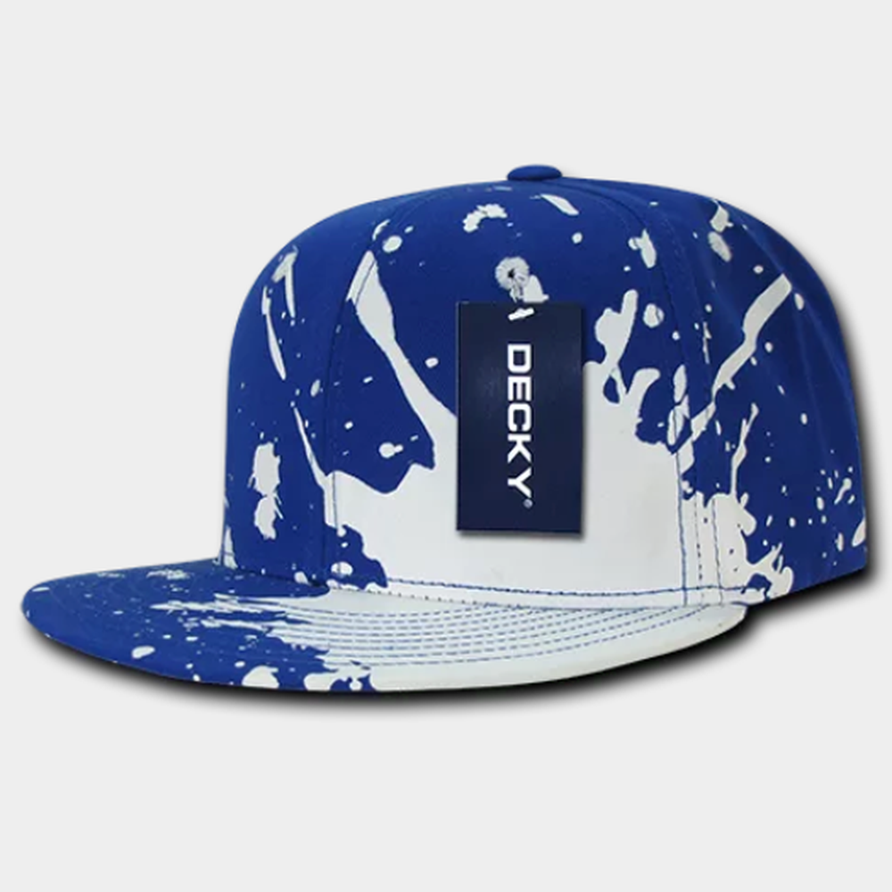 Decky-1125-6 Panel High Profile Structured Splat Snapback