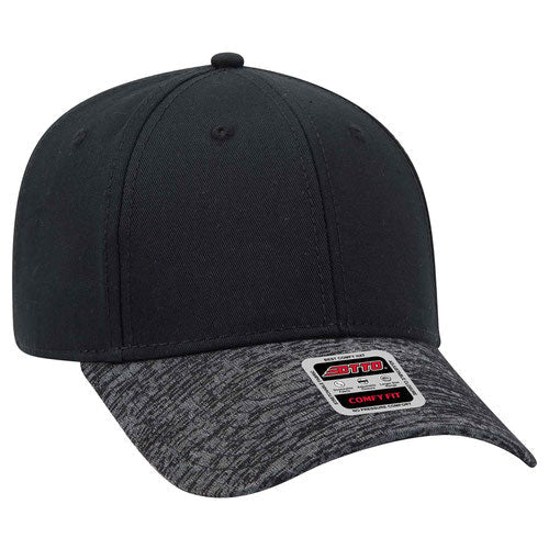 Otto Rayon Blend Jersey Knit Cotton Twill Baseball Cap 19-1232
