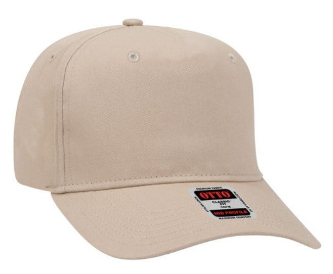 OTTO 5 Panel Mid Profile Baseball Cap 31-538