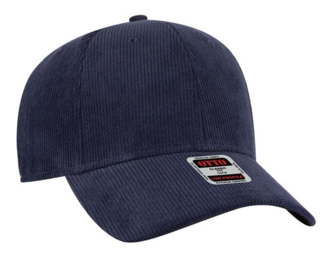 Otto Brushed Bull Denim Low Profile Baseball Cap 19-004