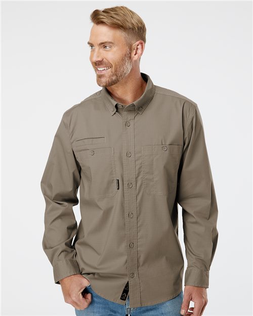 DRI DUCK 4450T Men's Craftsman Woven Shirt - style view