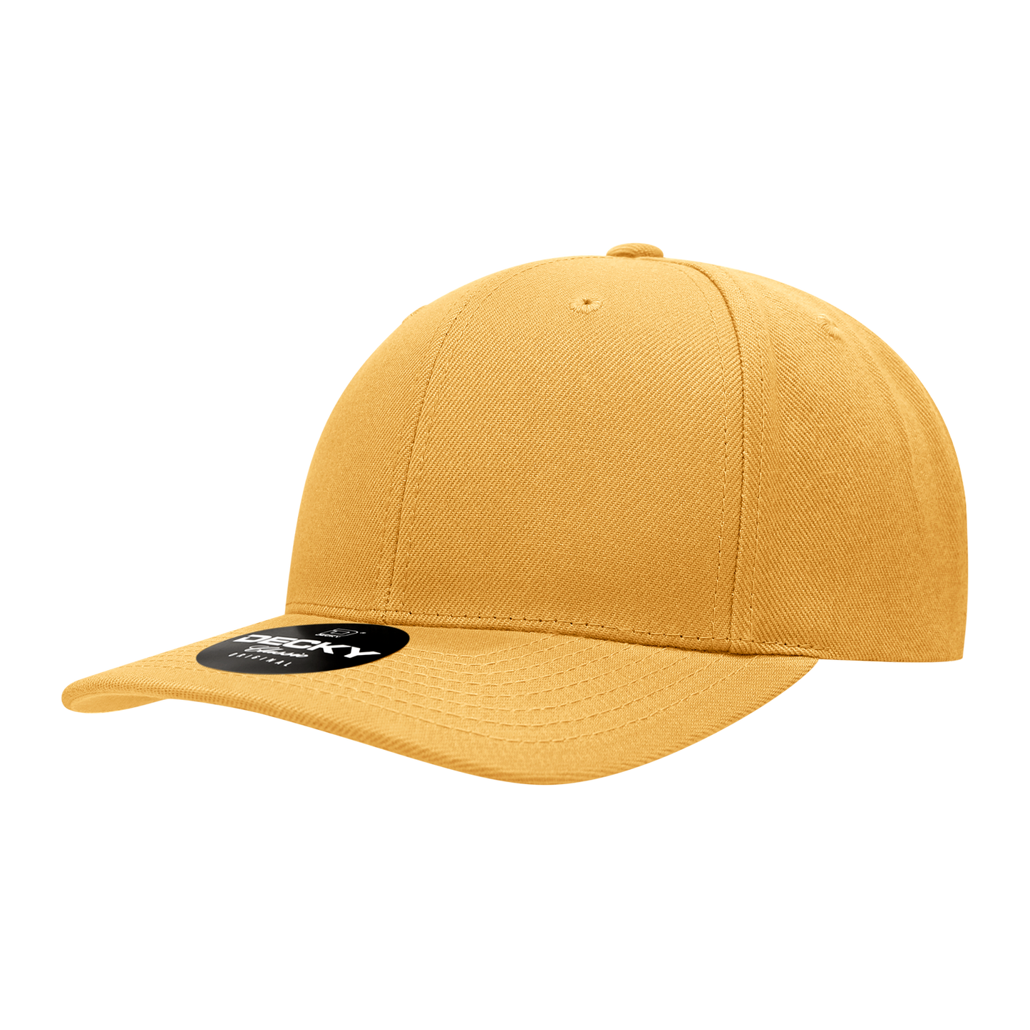 Decky-1015-6 Panel Mid Profile Structured Acrylic/Polyester Snapback