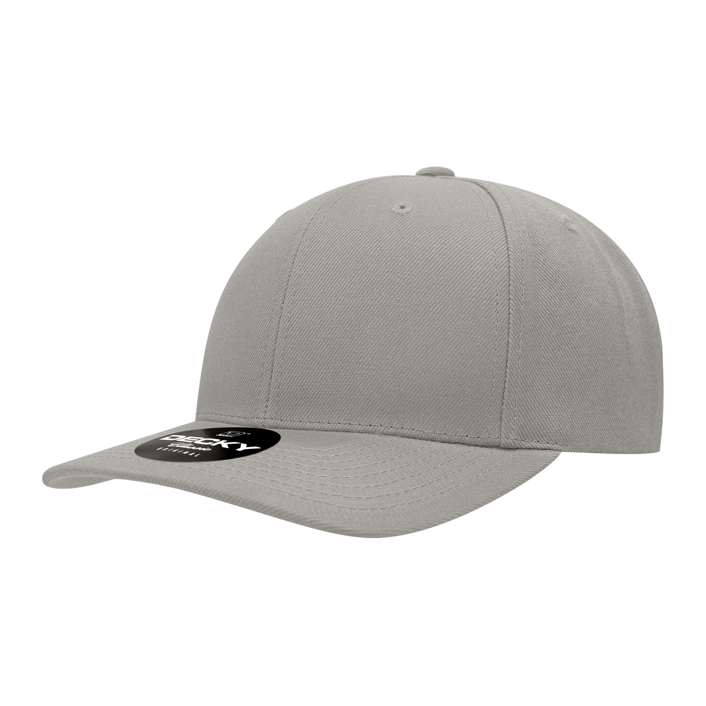 Decky-1015-6 Panel Mid Profile Structured Acrylic/Polyester Snapback
