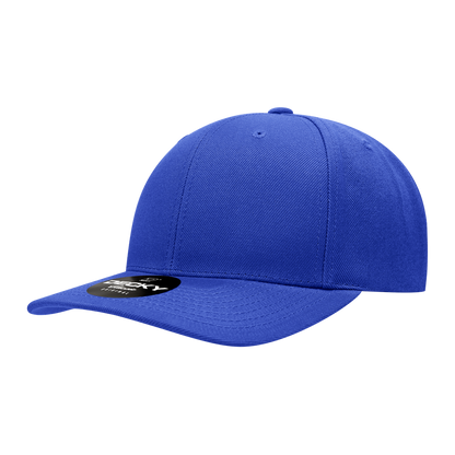 Decky-1015-6 Panel Mid Profile Structured Acrylic/Polyester Snapback
