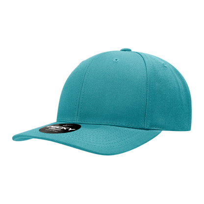 Decky-1015-6 Panel Mid Profile Structured Acrylic/Polyester Snapback