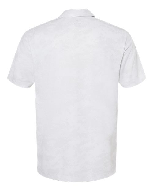 adidas A550 Men's All Over Camo Print Polo - White - Back
