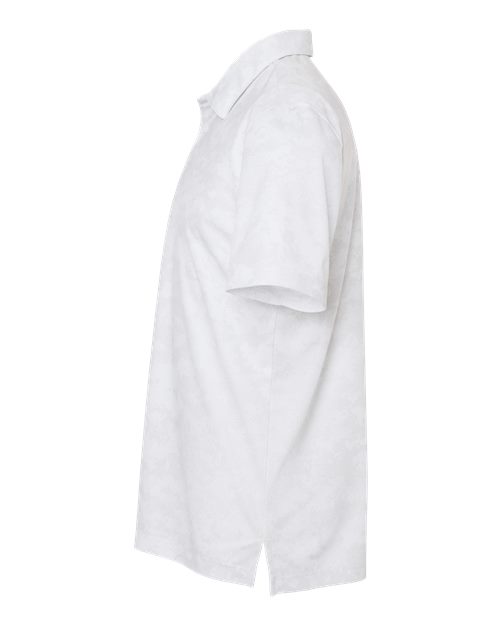 adidas A550 Men's All Over Camo Print Polo - White - DirectSide