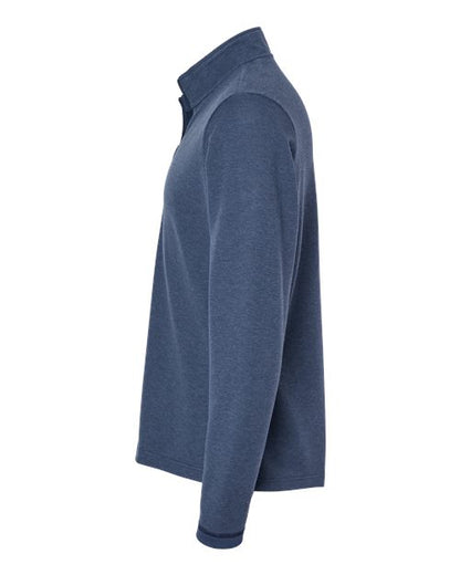 adidas A554 Men's 3-Stripes Quarter-Zip Sweater Pullover - Collegiate Navy Melange - DirectSide