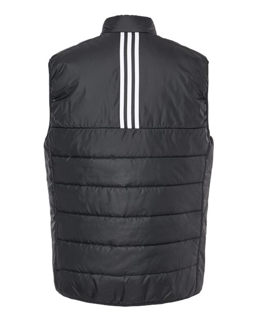 adidas A572 Men's Puffer Full-Zip Vest - Black - Back