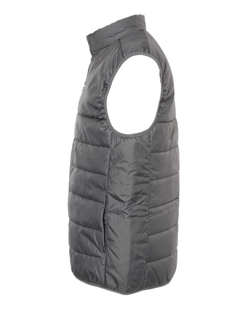 adidas A572 Men's Puffer Full-Zip Vest - Grey Five - DirectSide