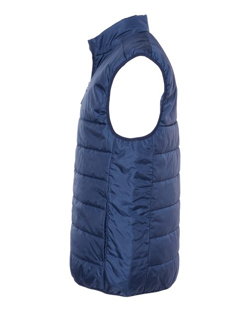 adidas A572 Men's Puffer Full-Zip Vest - Team Navy Blue - DirectSide