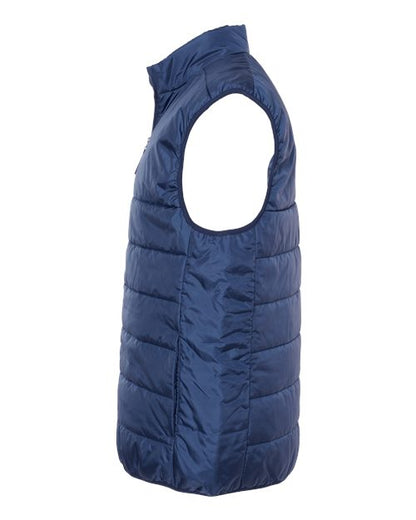 adidas A572 Men's Puffer Full-Zip Vest - Team Navy Blue - DirectSide