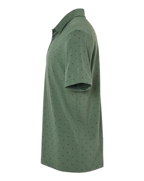 adidas A574 Men's Ultimate365 Pine Tree Polo - Green Oxide/ Black - DirectSide