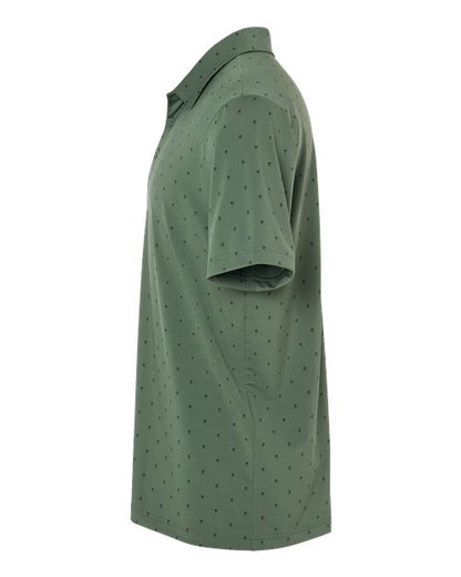 adidas A574 Men's Ultimate365 Pine Tree Polo - Green Oxide/ Black - DirectSide