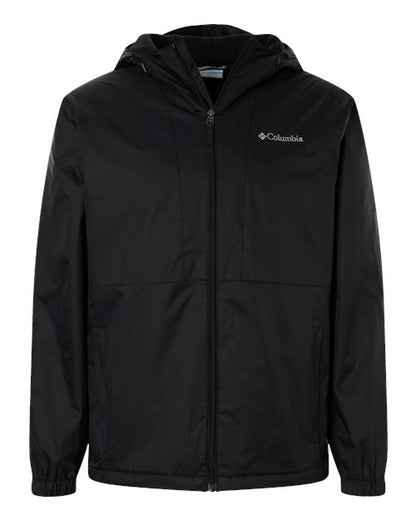 Columbia 217428 Men's Glenbrook Bend™ Fleece Lined Jacket - Black - Front