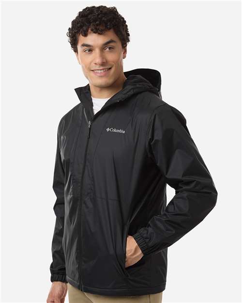 Columbia 217428 Men's Glenbrook Bend™ Fleece Lined Jacket - Black - OnModelSide