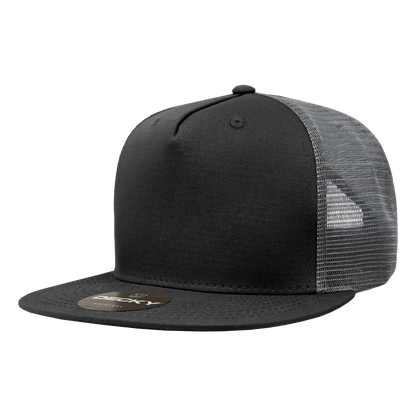 Decky-1040-5 Panel High Profile Structured Cotton Blend Trucker