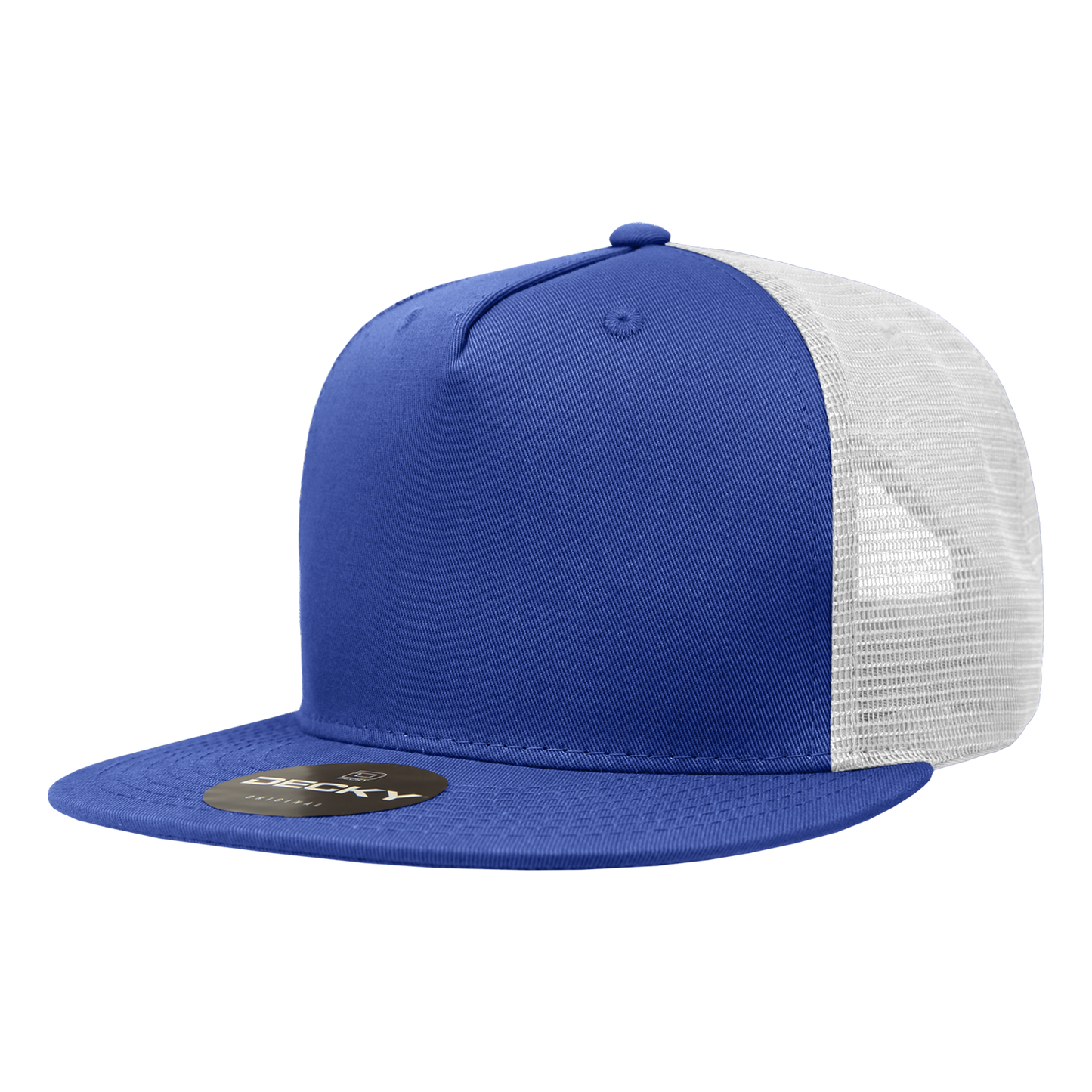 Decky-1040-5 Panel High Profile Structured Cotton Blend Trucker