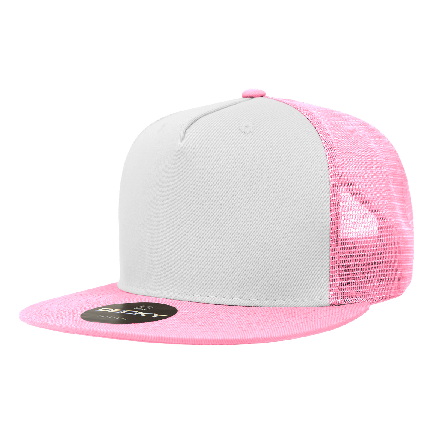 Decky-1040-5 Panel High Profile Structured Cotton Blend Trucker