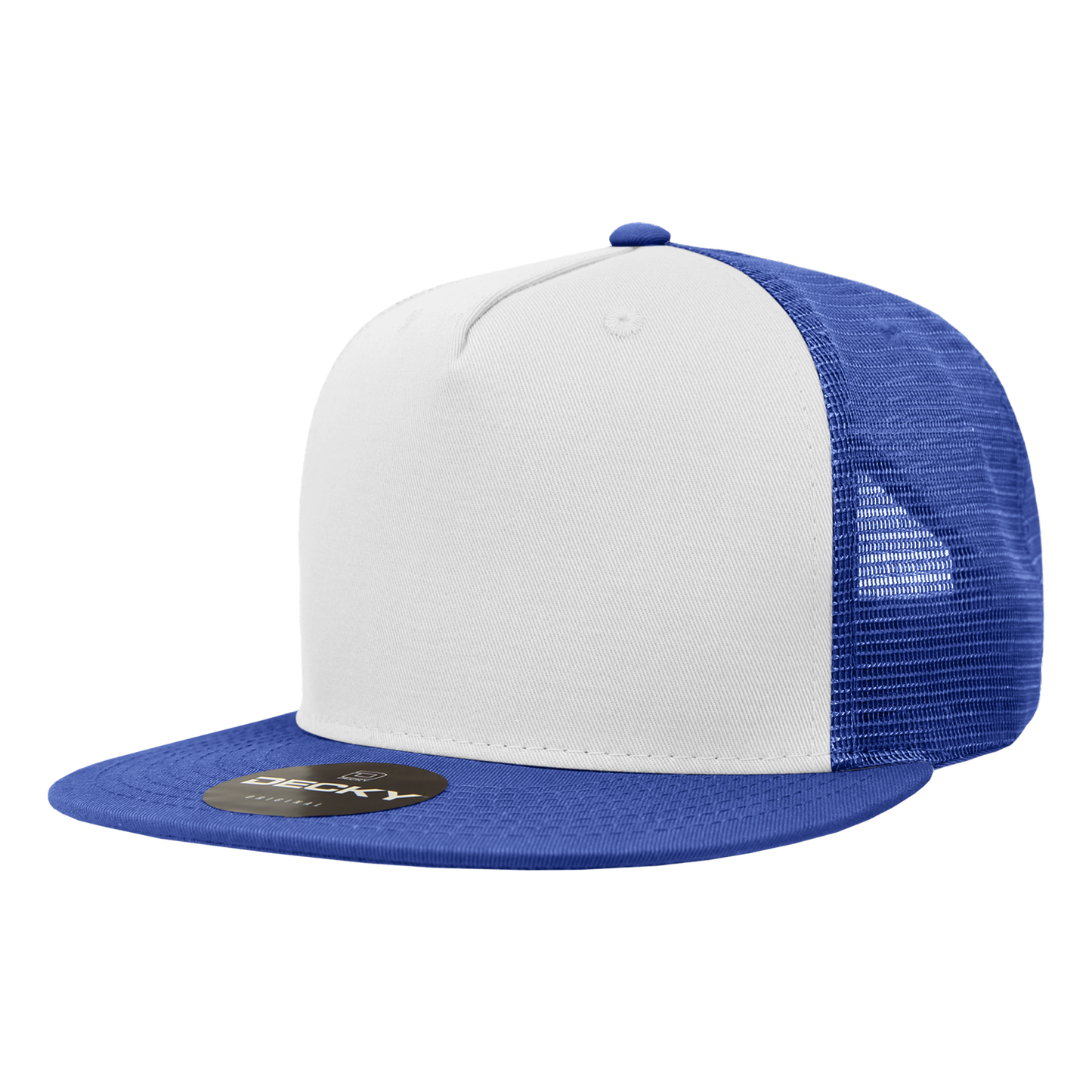 Decky-1040-5 Panel High Profile Structured Cotton Blend Trucker
