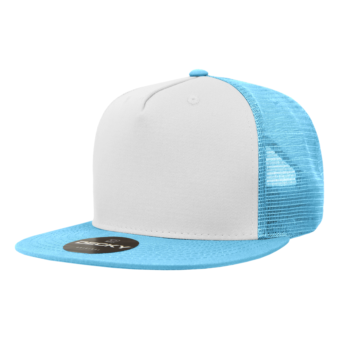 Decky-1040-5 Panel High Profile Structured Cotton Blend Trucker