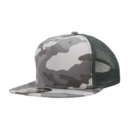 Decky-1040-5 Panel High Profile Structured Cotton Blend Trucker