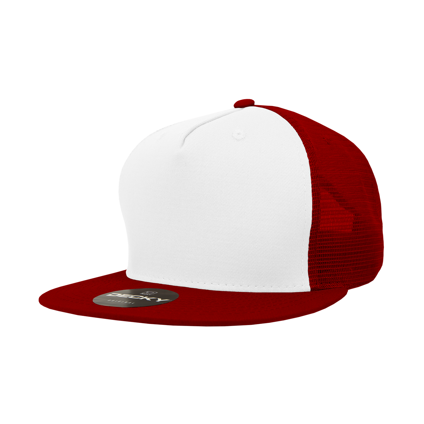 Decky-1040-5 Panel High Profile Structured Cotton Blend Trucker