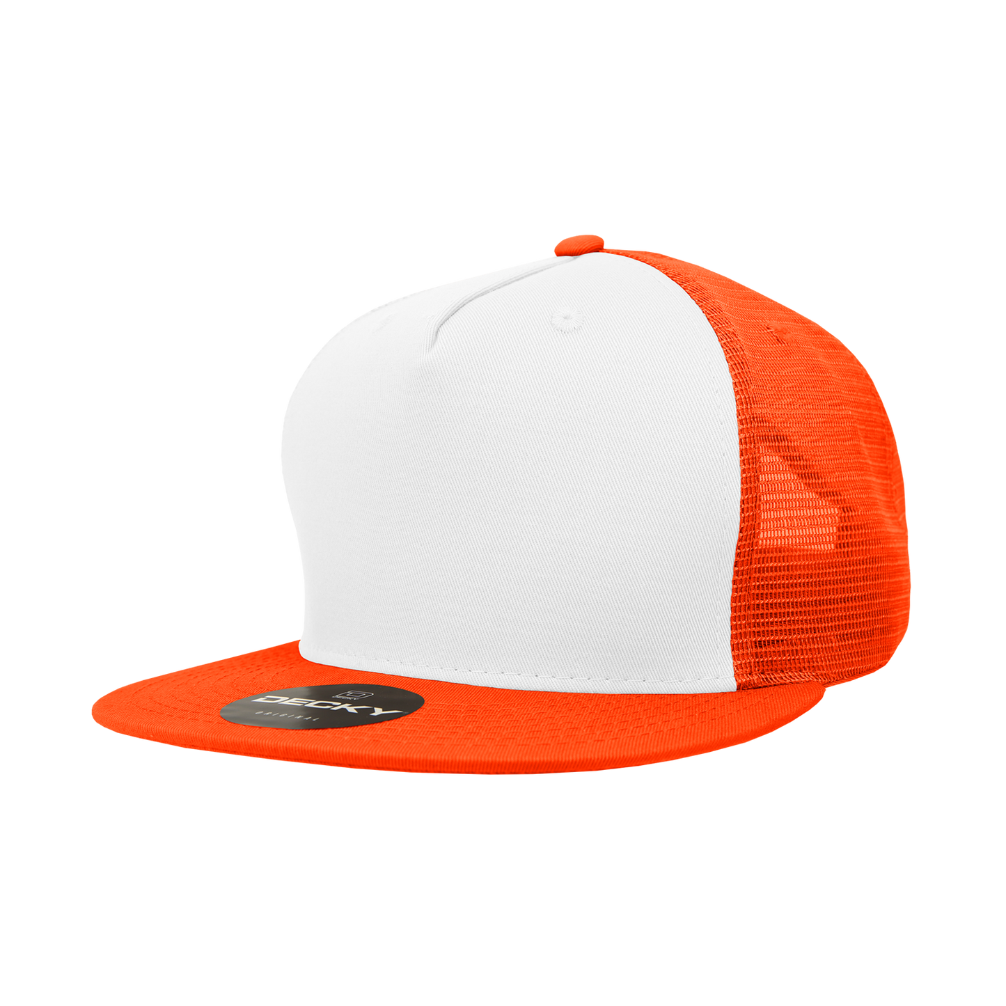 Decky-1040-5 Panel High Profile Structured Cotton Blend Trucker