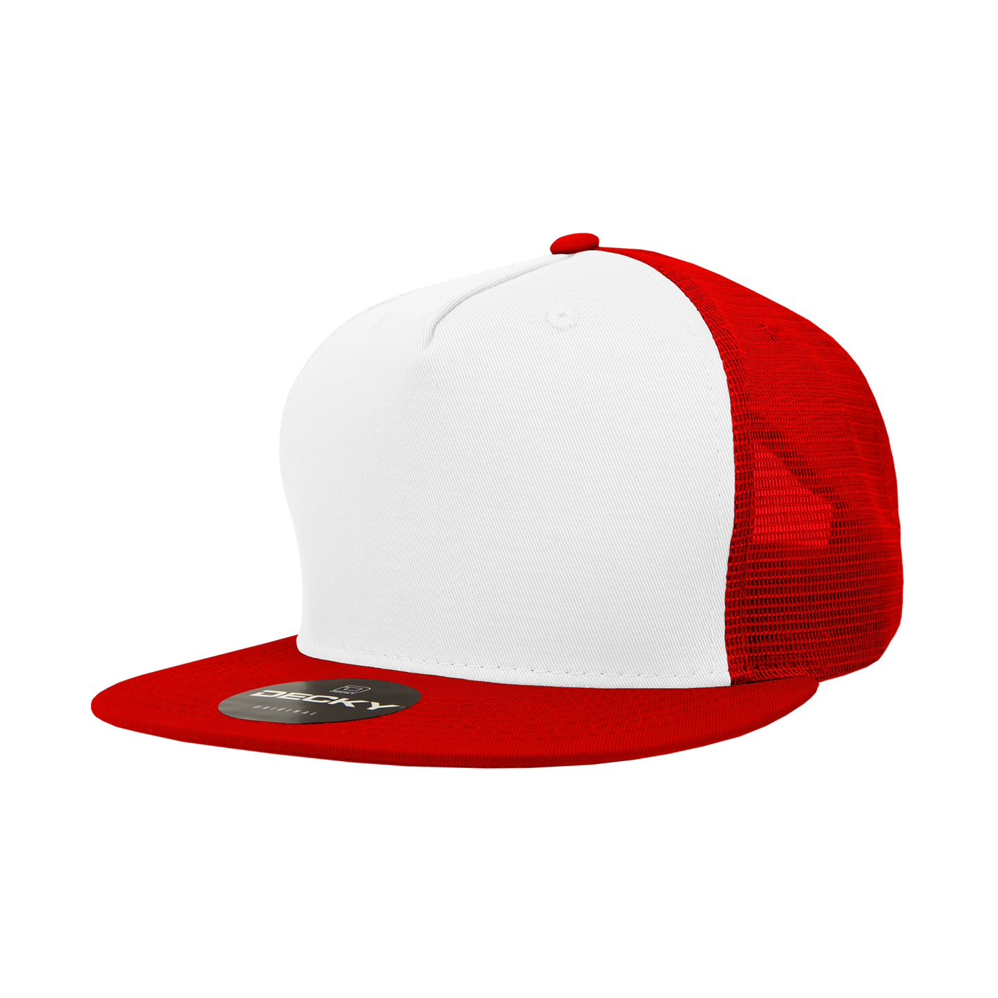 Decky-1040-5 Panel High Profile Structured Cotton Blend Trucker