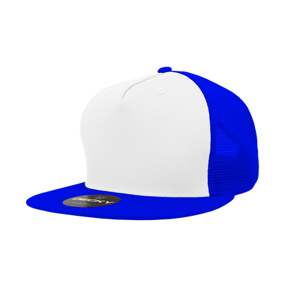 Decky-1040-5 Panel High Profile Structured Cotton Blend Trucker