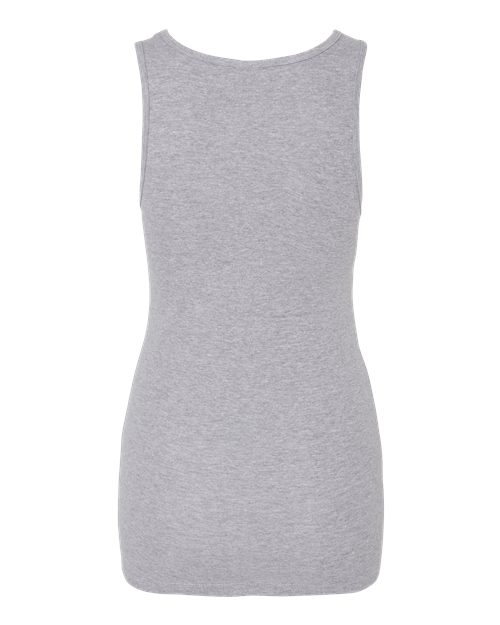 BELLA+CANVAS 1081 Women's Micro Rib Tank - Athletic Heather - Back