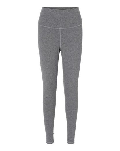 Champion CHP120 Women's Sport Soft Touch Leggings - Ebony Heather - Front