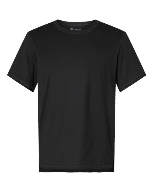 Champion CHP160 Unisex Sport T-Shirt - Black - Front