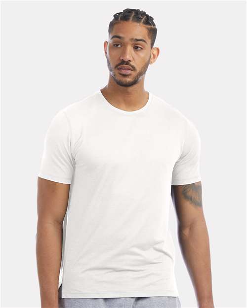 Champion CHP160 Unisex Sport T-Shirt - White - OnModelFront