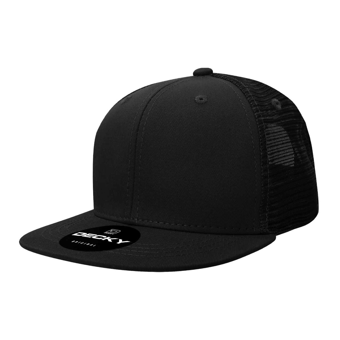 Decky-1052-6 Panel High Profile Structured Acrylic/Polyester Trucker