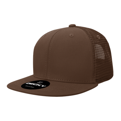 Decky-1052-6 Panel High Profile Structured Acrylic/Polyester Trucker