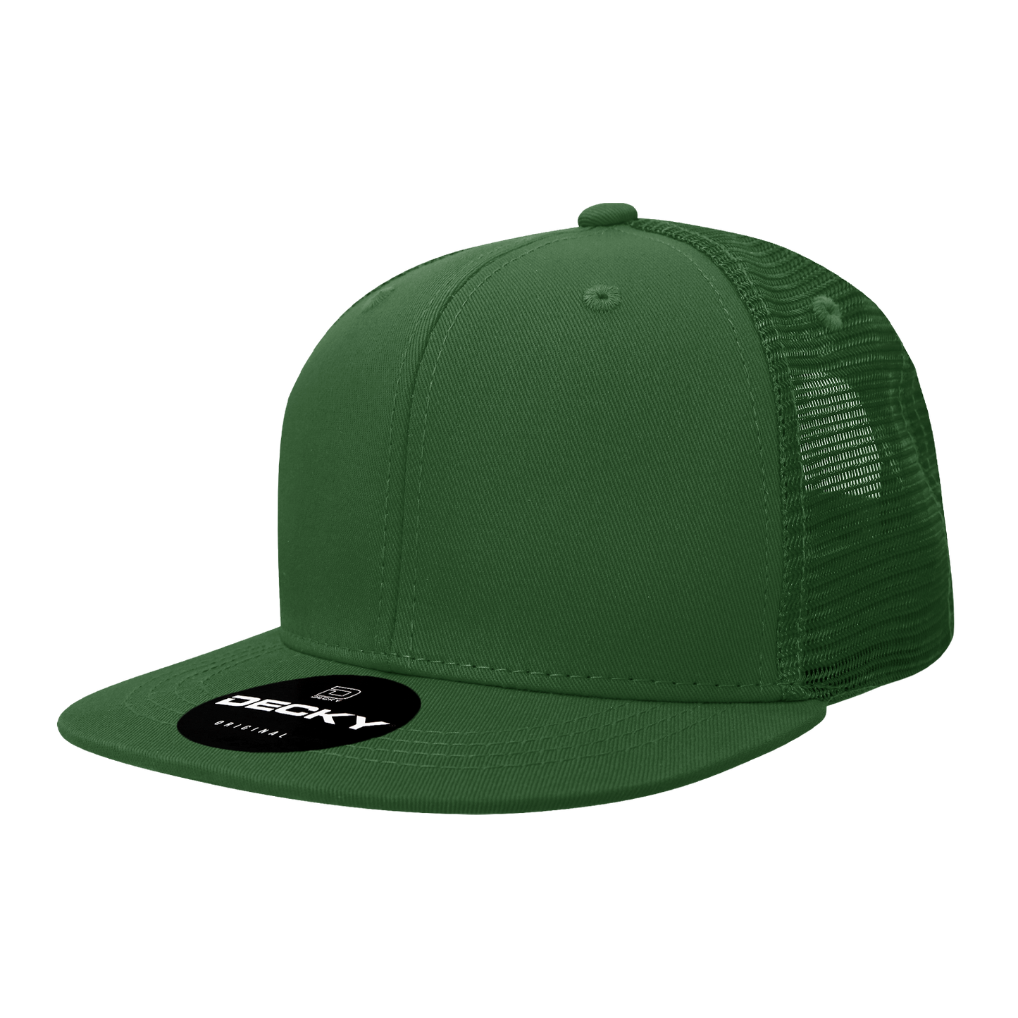 Decky-1052-6 Panel High Profile Structured Acrylic/Polyester Trucker