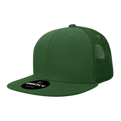 Decky-1052-6 Panel High Profile Structured Acrylic/Polyester Trucker